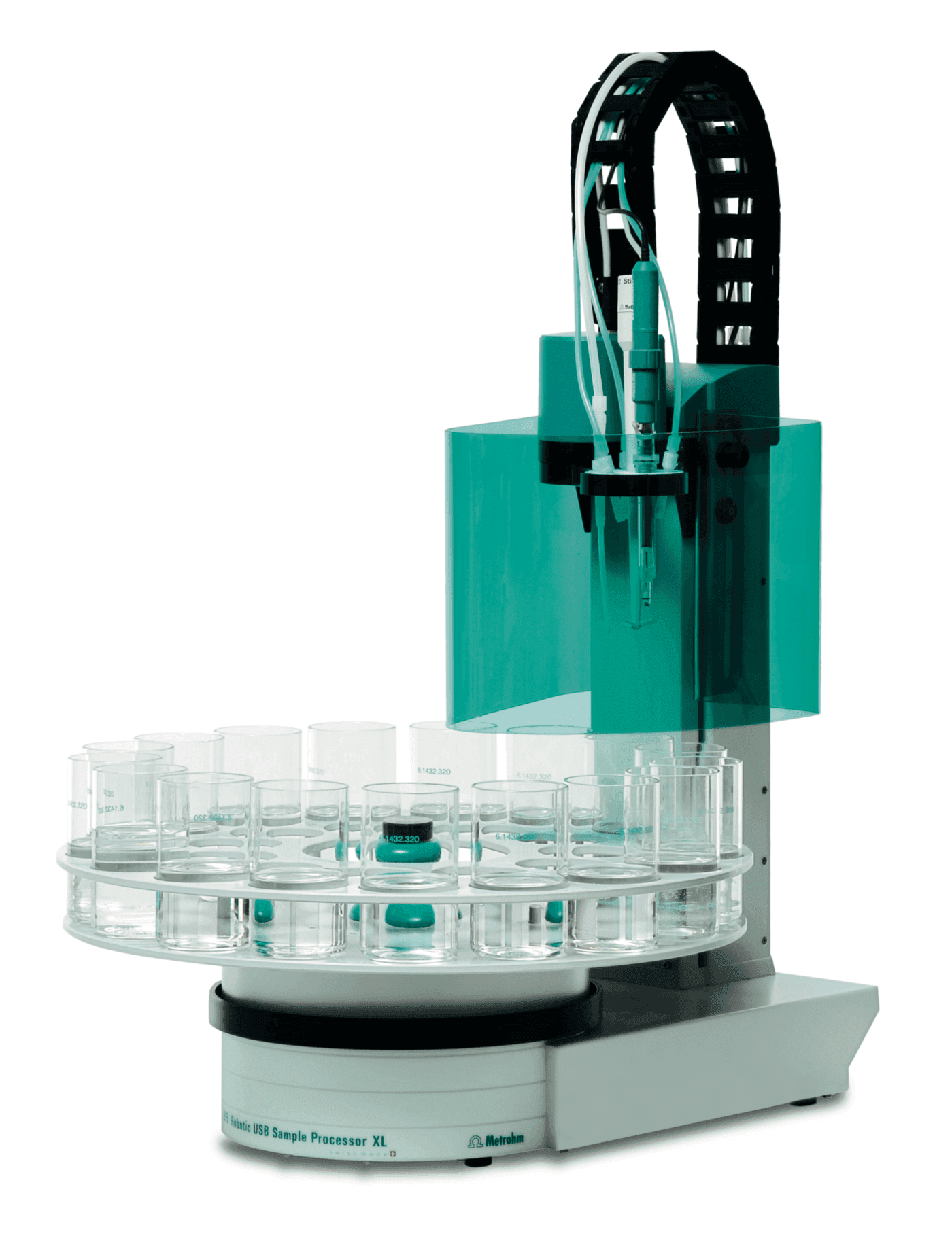 Bộ đổi mẫu robot Metrohm 815 Robotic USB Sample Processor XL một trạm làm việc